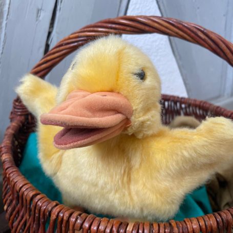 Ente-Pieps Plüschente "Pieps" im Korb