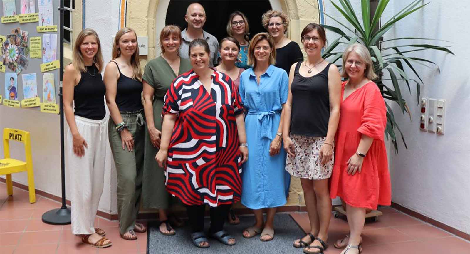Schule im Schloss, Kollegium mit Schulleitung
