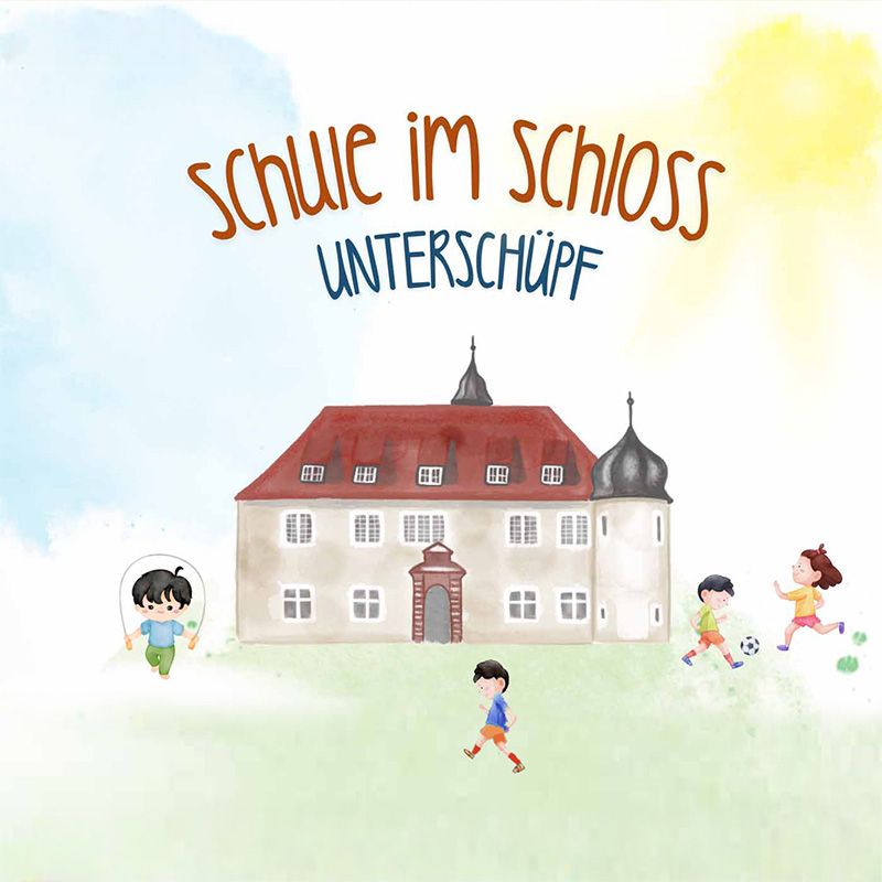 Schule im Schloss, Zeichnung